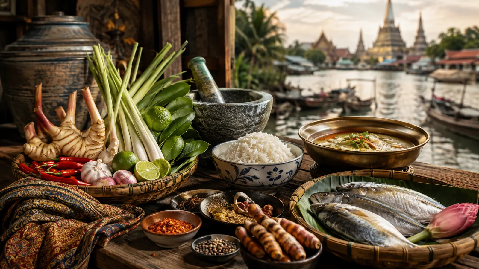 Cultural traditions, Thai origins and food history